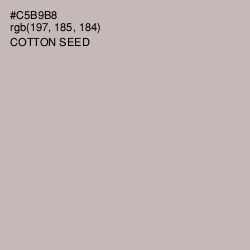 #C5B9B8 - Cotton Seed Color Image